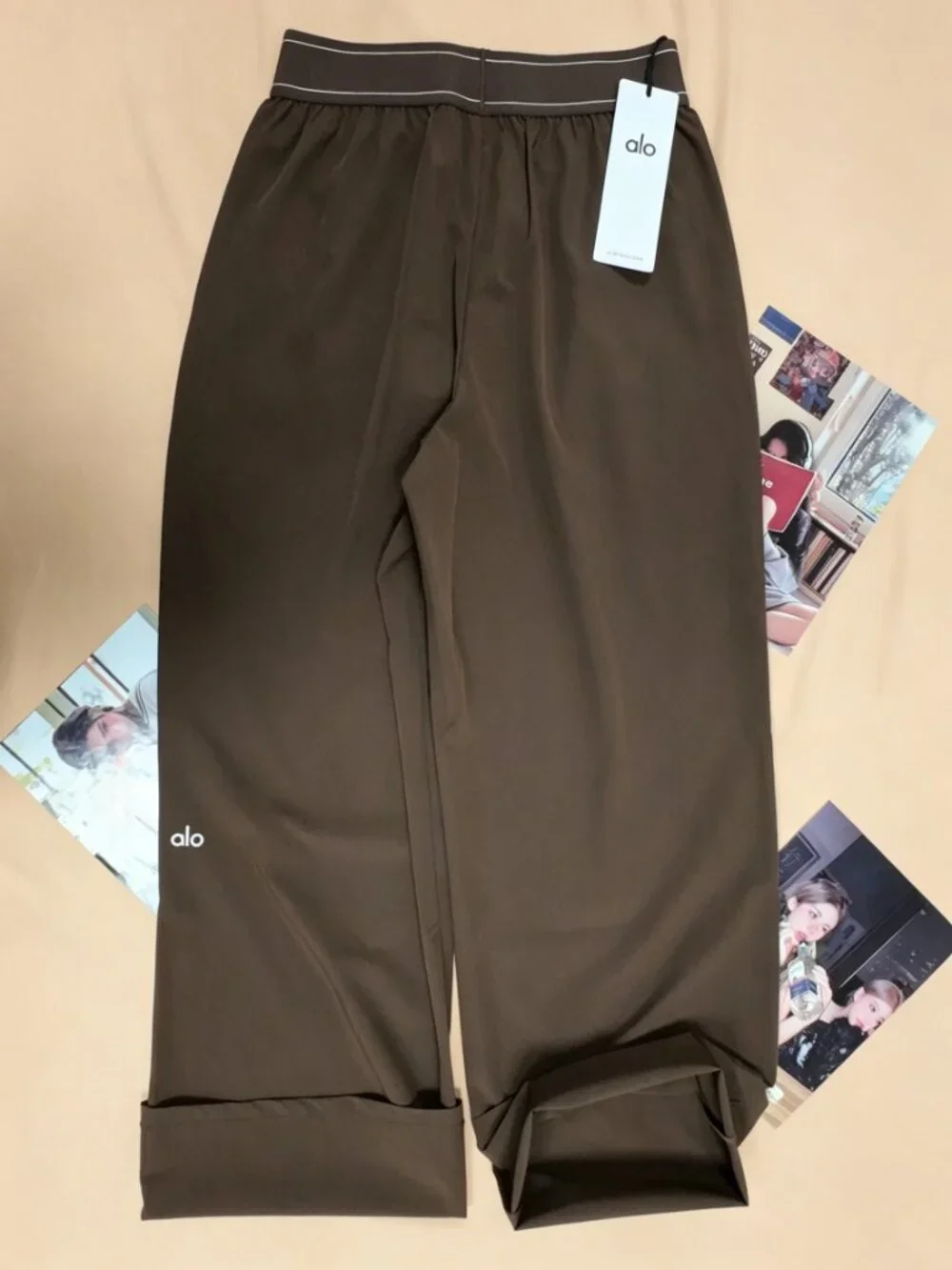 🤎ALO Yoga Espresso Suit Up Trouser NWT🏷️Regular 30